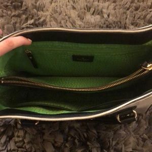 Kate spade striped canvas medium tote